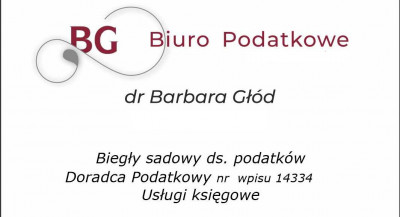 Doradca Podatkowy Barbara Głód